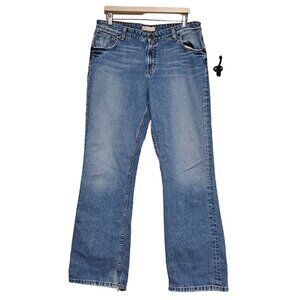 Vintage Buckle Jeans Woman 34" x 32" Bootcut Ellie Lightwash Worn In 90s Y2K